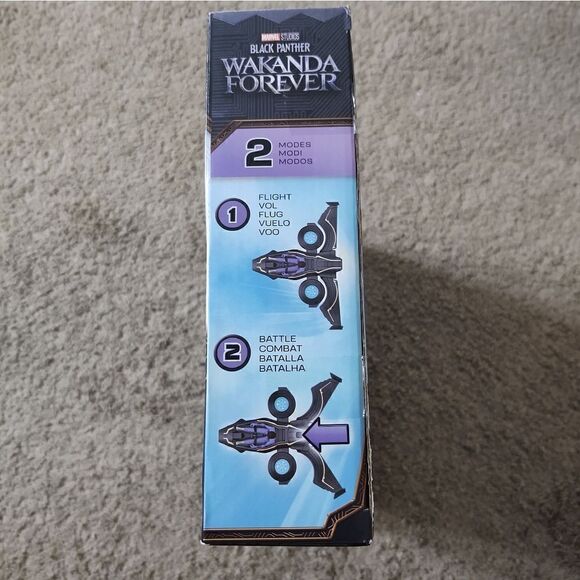 Marvel Studios Black Panther Wakanda Forever Vibranium Blast Sunbird w/ 6" Shuri - Picture 2 of 4